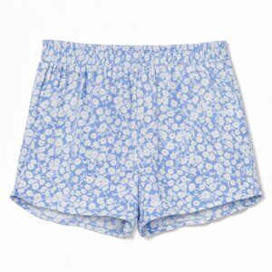Lost + Wander Blue Floral Shorts – XS – Lined – Elastic Waist